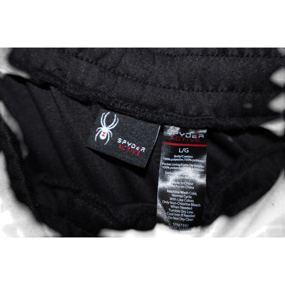 Spyder Active Men's Size Large‎ Slim Fit Charcoal Pocketed Jogger Sweatpants - Picture 3 of 3